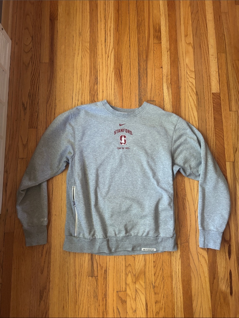 Nike Stanford Gray Crewneck Sweatshirt - Men's
